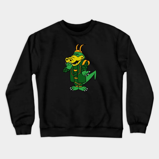 Croc God Crewneck Sweatshirt by nickbeta
